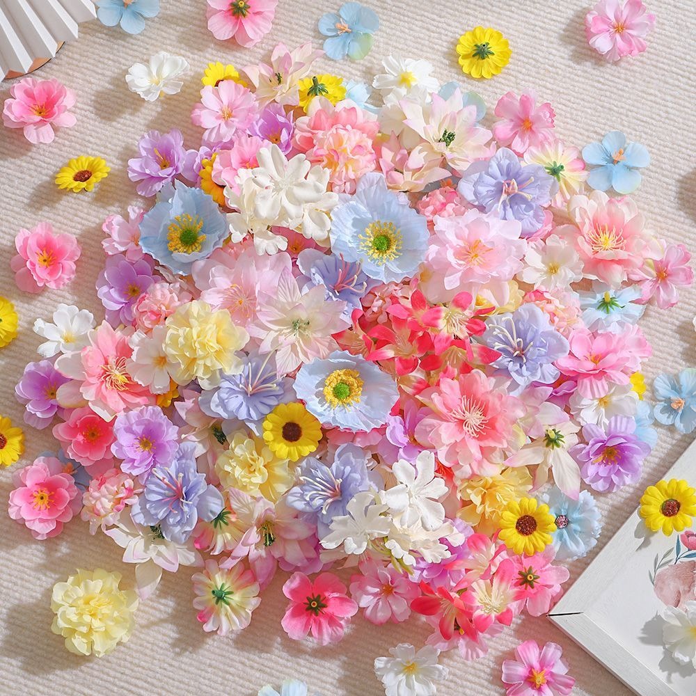 Baby Nursery Decor Ideas - 20/50 peças de flores artificiais de