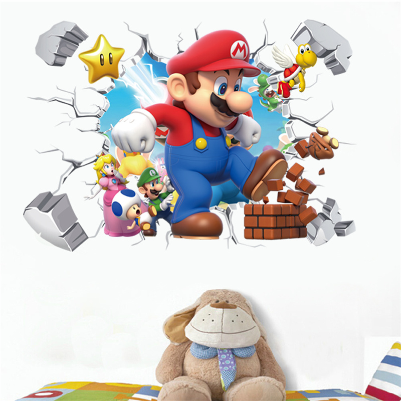 Baby Nursery Diy - Adesivo de parede 3D com personagens
