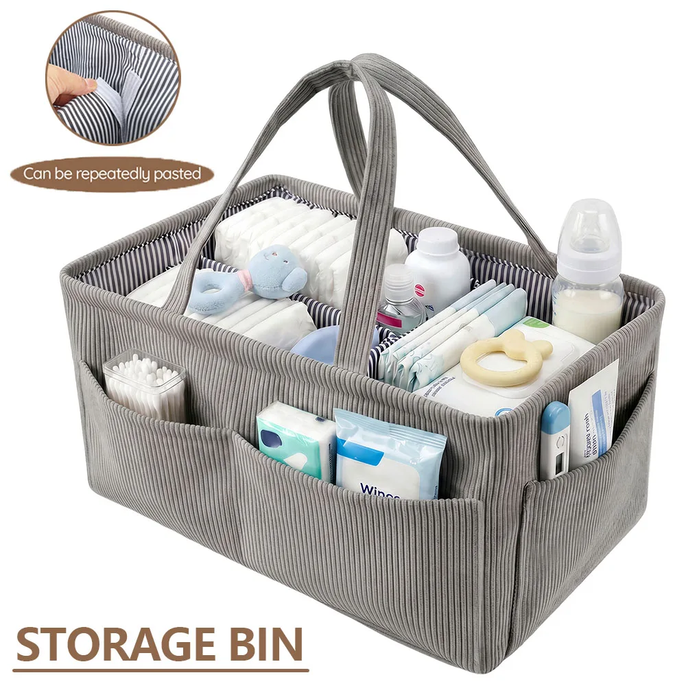 Baby Nursery Storage - Organizador de fraldas para bebê, cesto