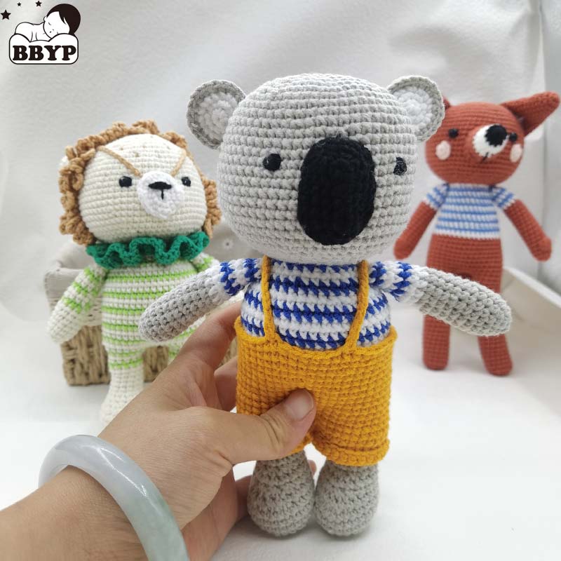 Baby Nursery Diy - Bebê crochê recheado leão coala raposa