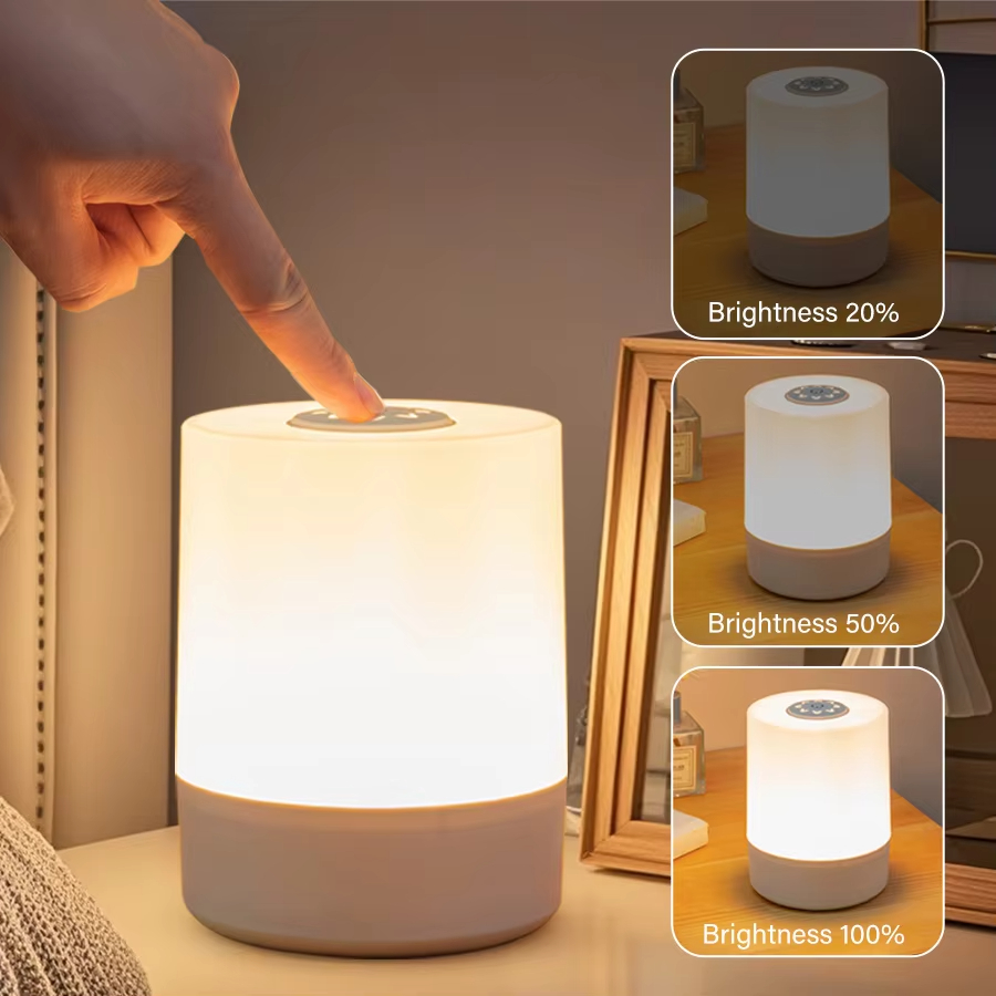 Baby Nursery Lamp - Cabeceira led toque luzes da noite