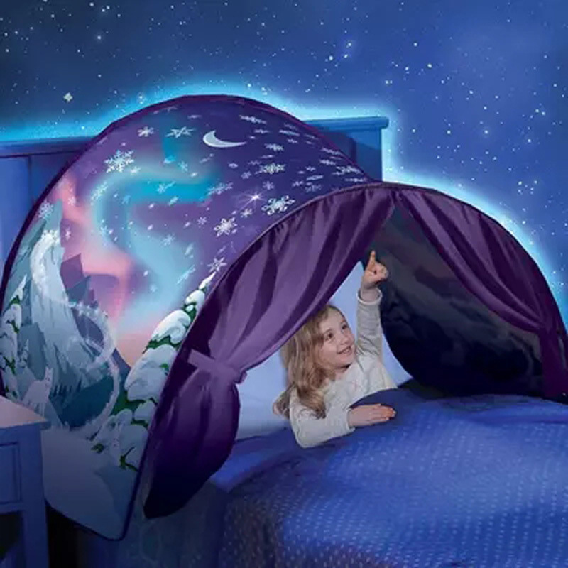 Baby Nursery Lamp - Tenda de Cama Infantil Estrelada e