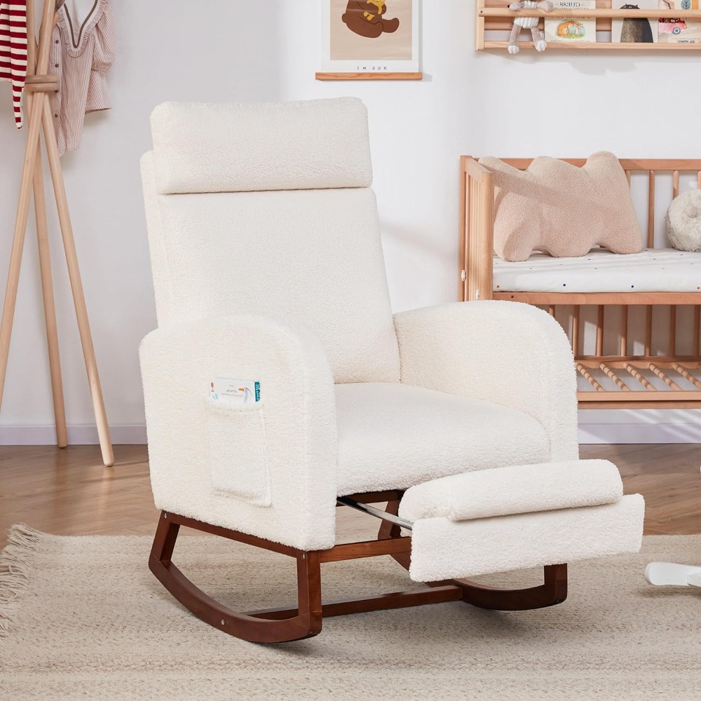 Baby Nursery Glider Chair - Cadeira de balanço para berçário com