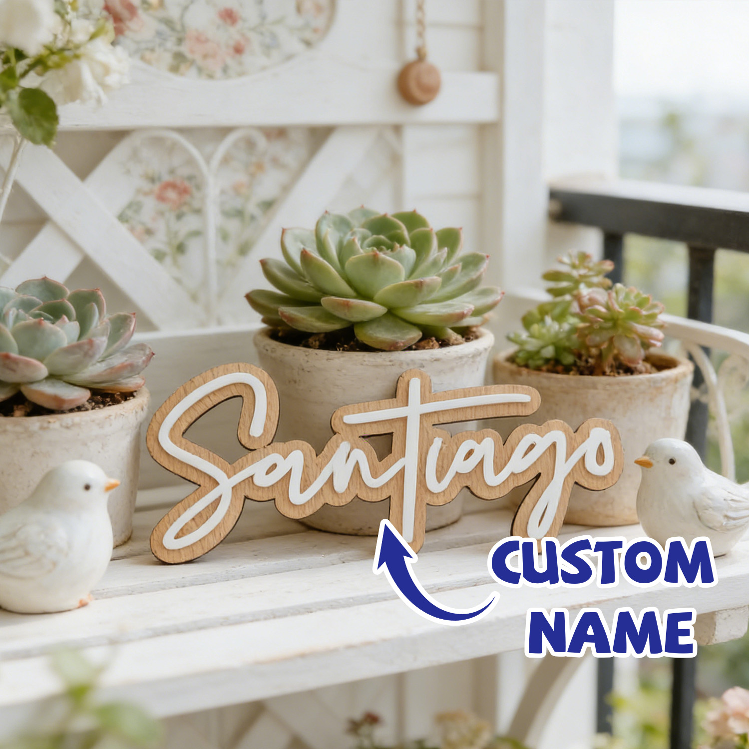 Baby Nursery Diy - Placa de Nome Personalizada em Madeira