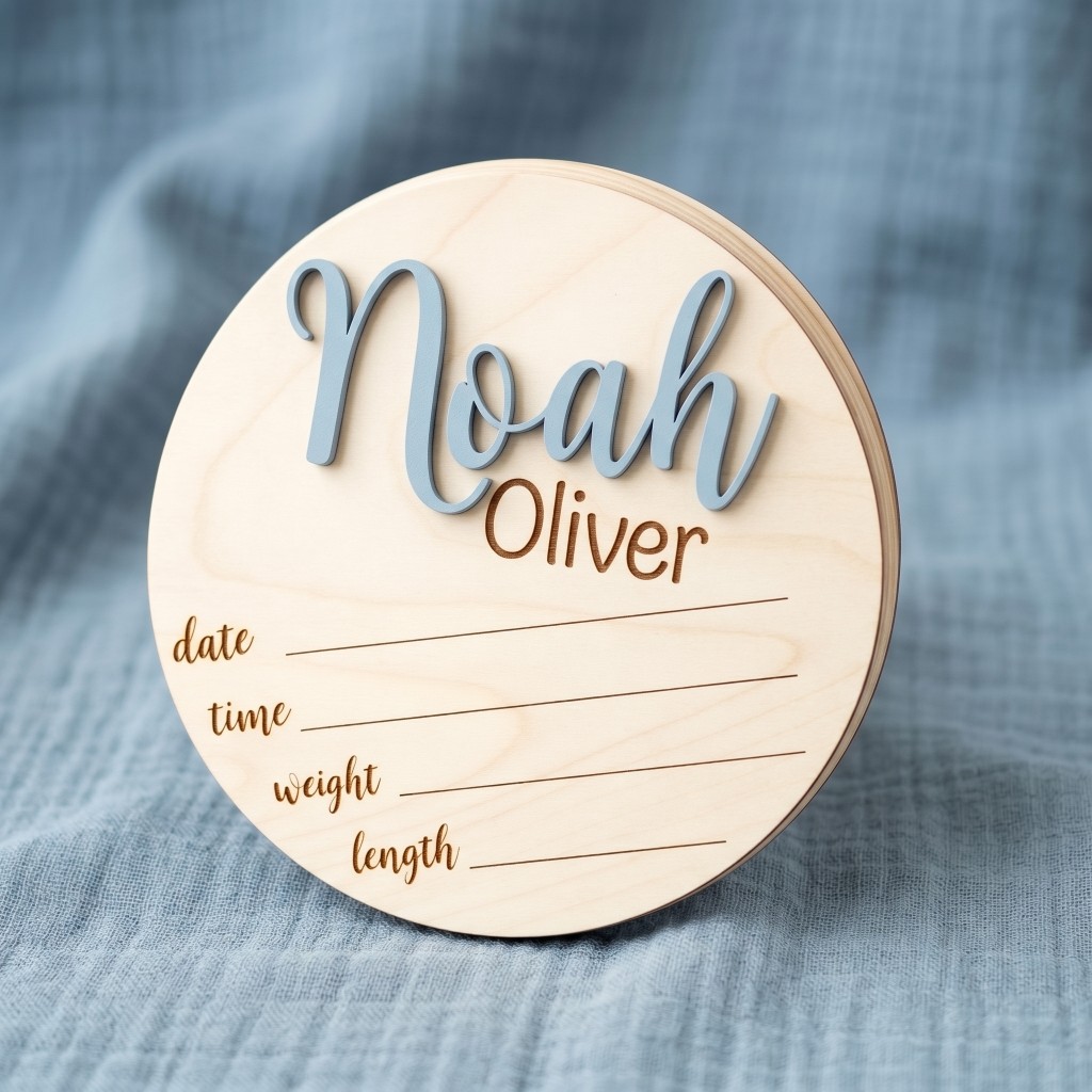 Baby Nursery Diy - Placa de Nome de Madeira Personalizada