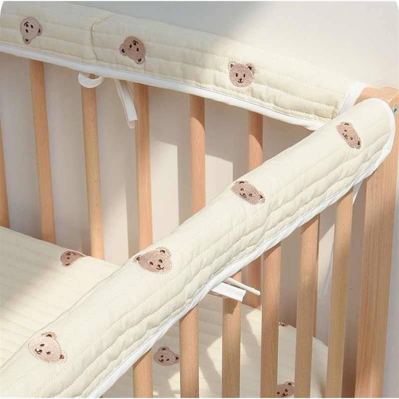 Baby Nursery Glider - Ins coreano bordado urso cama pára-choques-100%