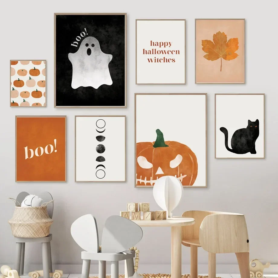 Baby Nursery Decor Ideas - Pintura em tela de abóbora com