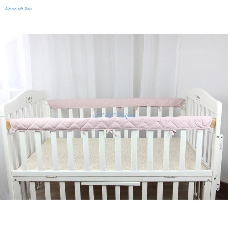 Baby Nursery Glider - 2pcs algodão berço proteção envoltório borda