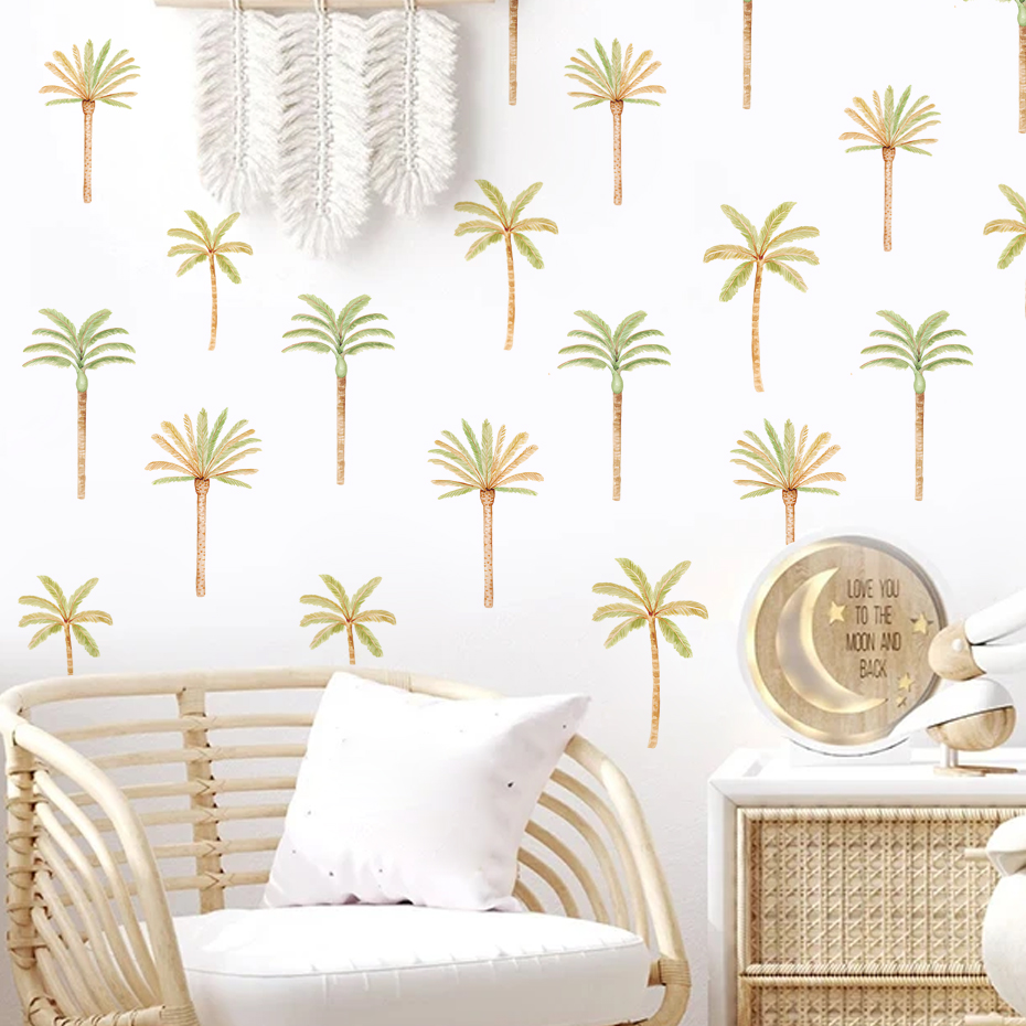 Boho coqueiro palmeira adesivo - Baby Nursery Decor Ideas avaliação e preço