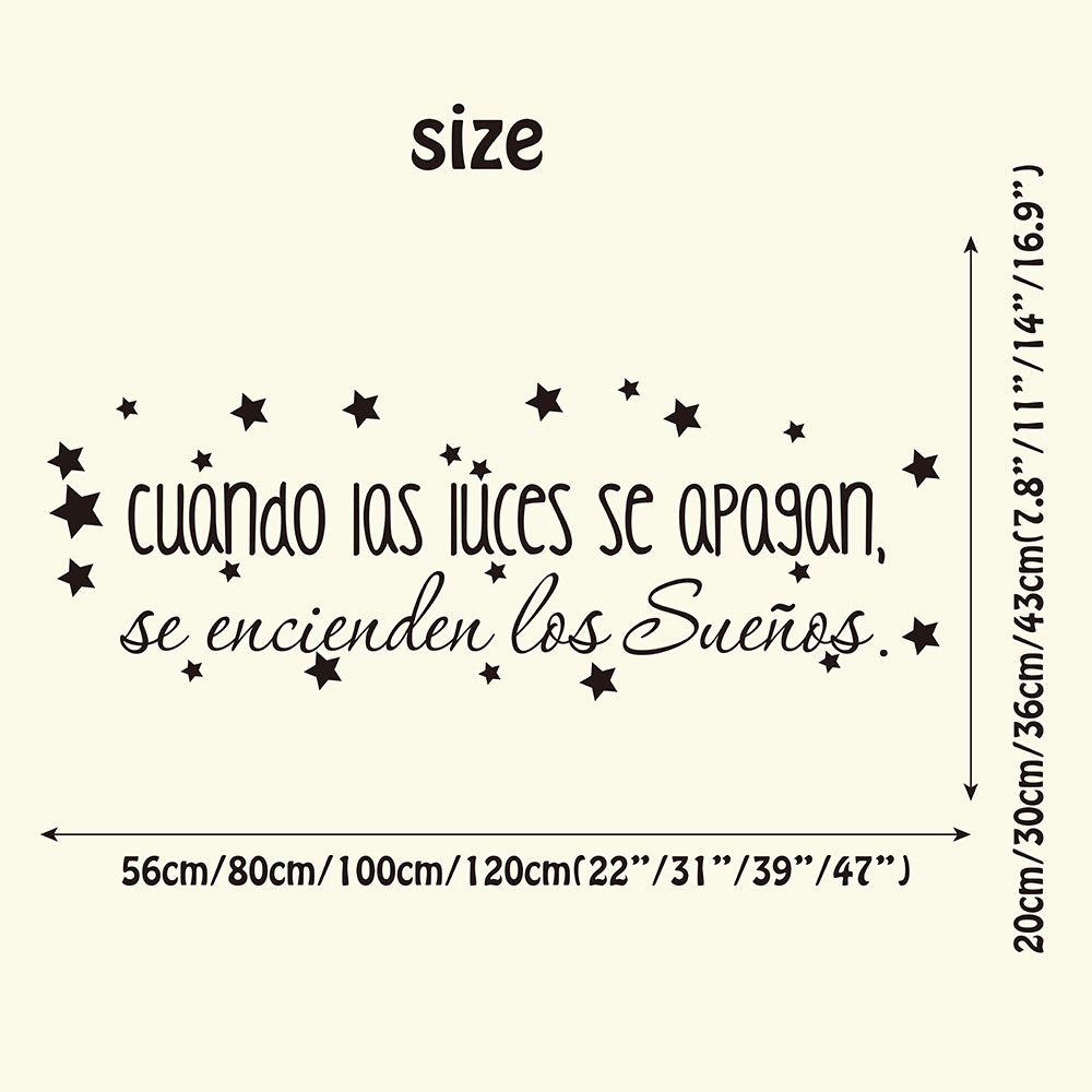 Quando as luzes sair, os sonho - Baby Nursery In Spanish avaliação e preço