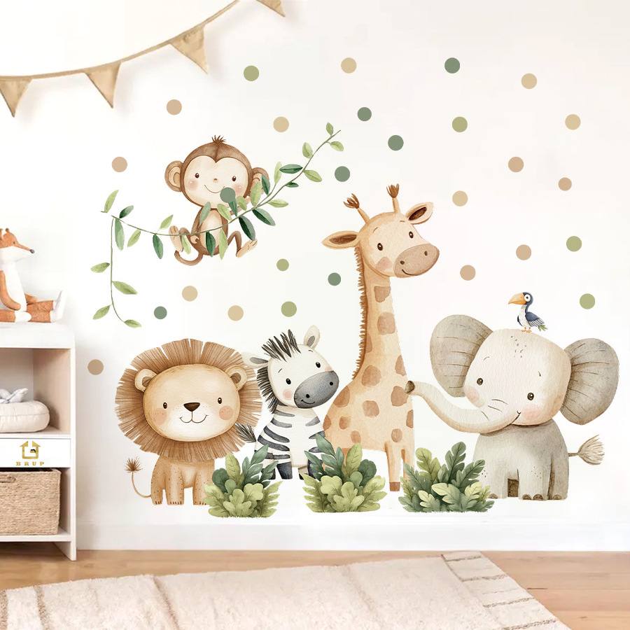 Boho floresta animais adesivos - Baby Nursery Decor Ideas avaliação e preço