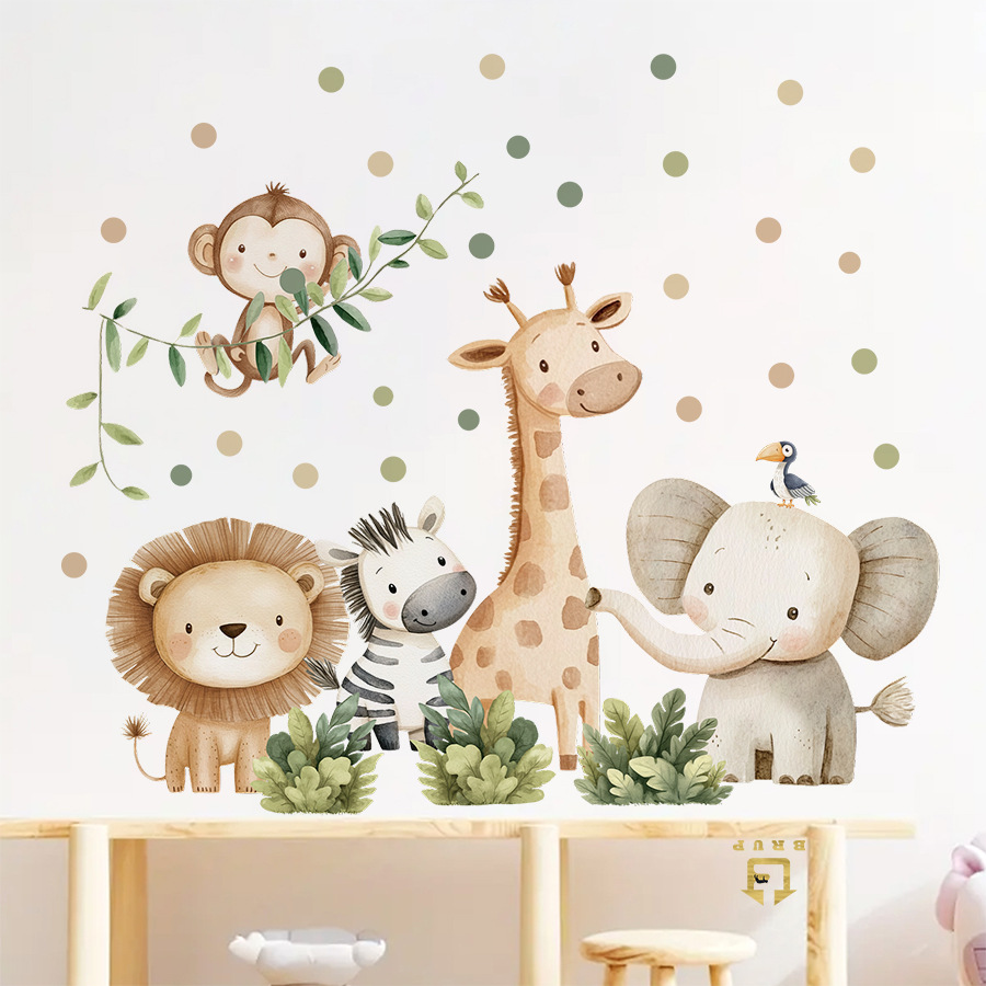 Boho floresta animais adesivos - Baby Nursery Decor Ideas avaliação e preço