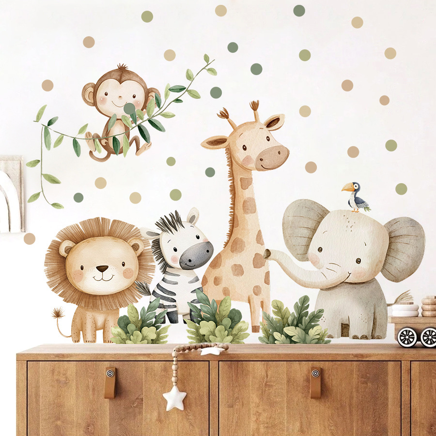 Boho floresta animais adesivos - Baby Nursery Decor Ideas avaliação e preço