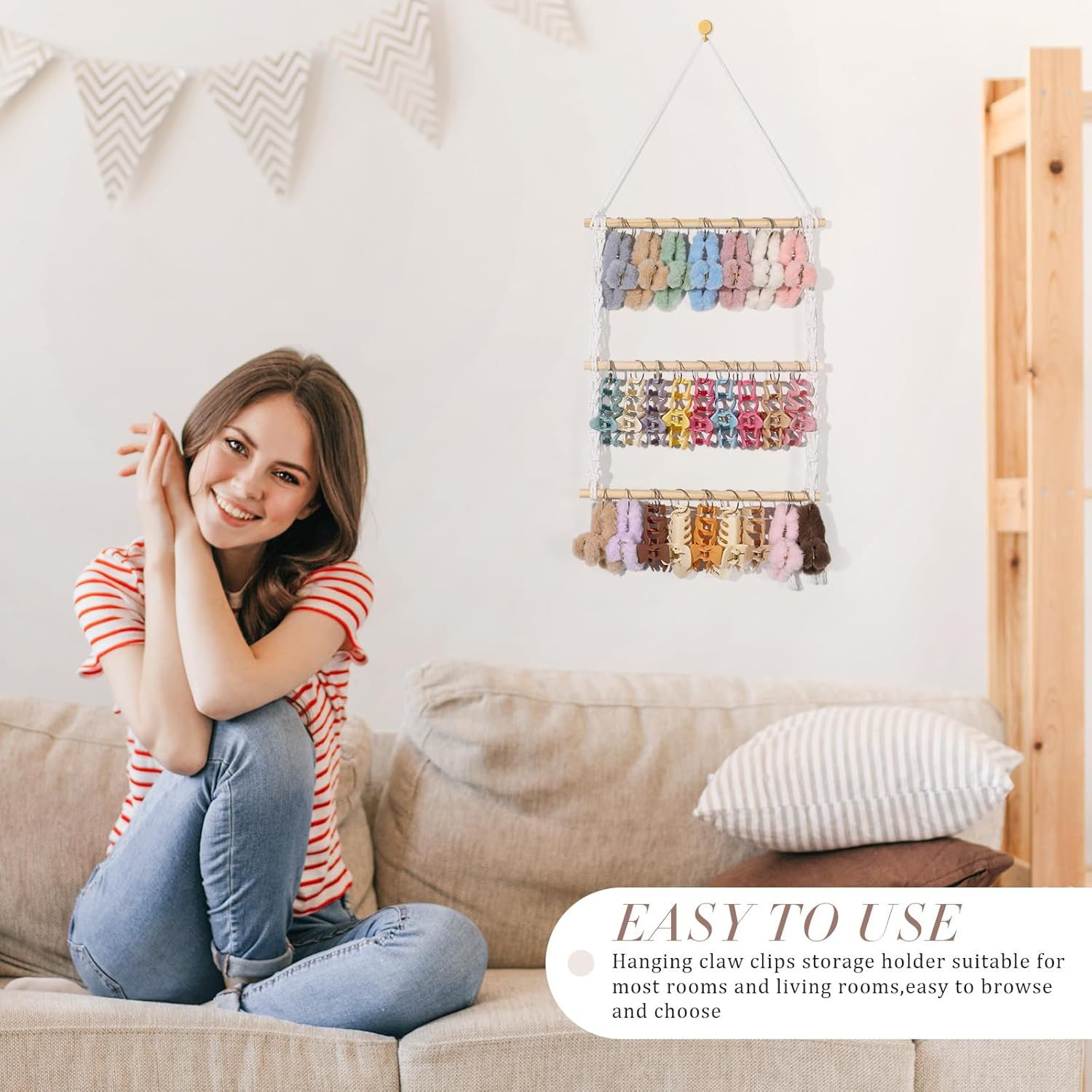 Macrame parede pendurado boho  - Baby Nursery Decor Ideas avaliação e preço