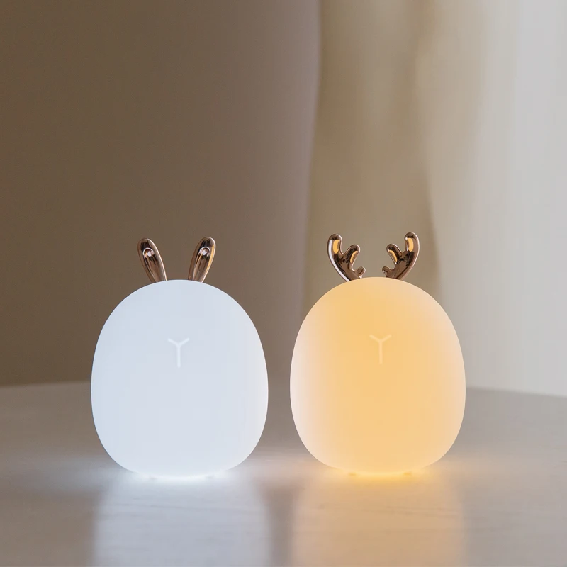 Silicone recarregável LED Nigh - Baby Nursery Lamp avaliação e preço