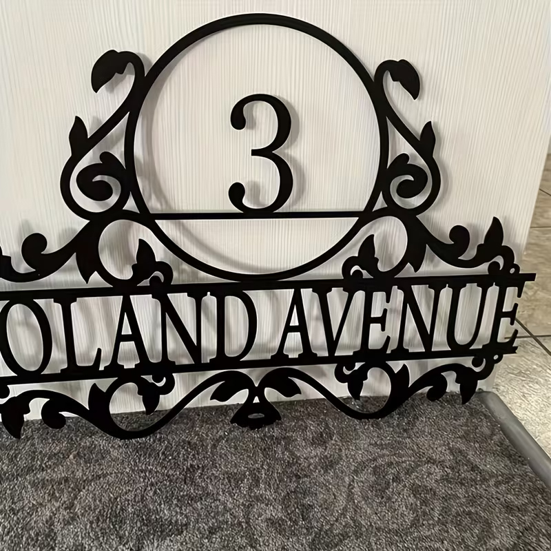 Placa de Metal Personalizada c - Baby Nursery Name Sign avaliação e preço