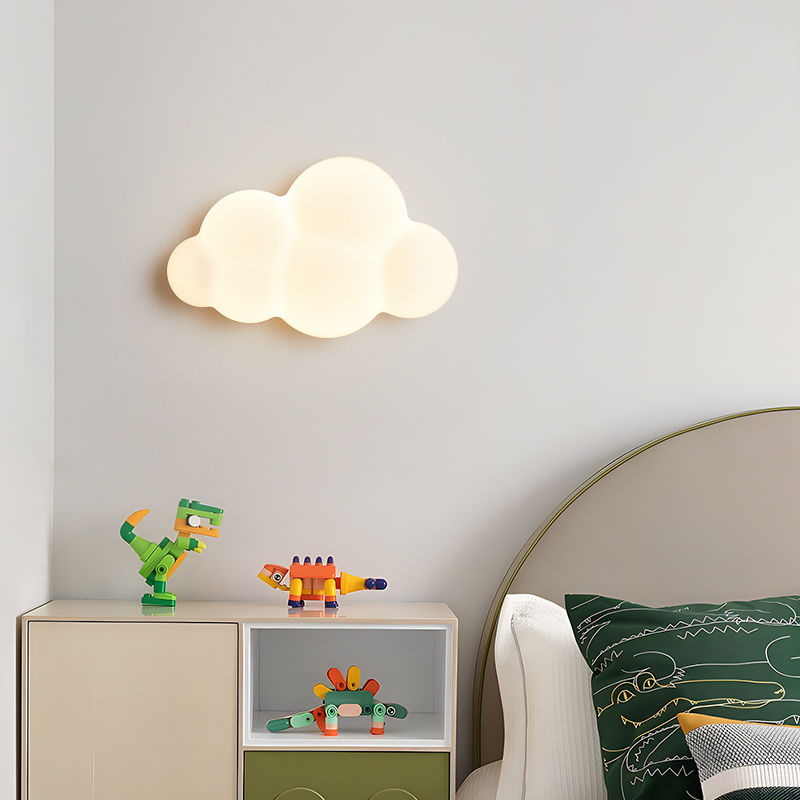Nuvem branca lâmpadas de pared - Baby Nursery Lamp avaliação e preço