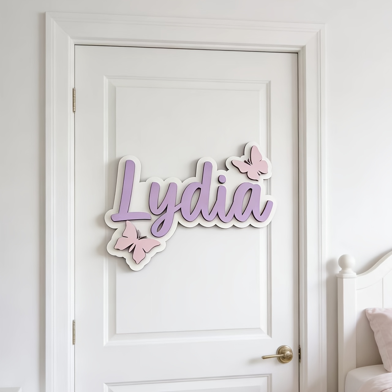 Placa de Porta Personalizada A - Baby Nursery In avaliação e preço