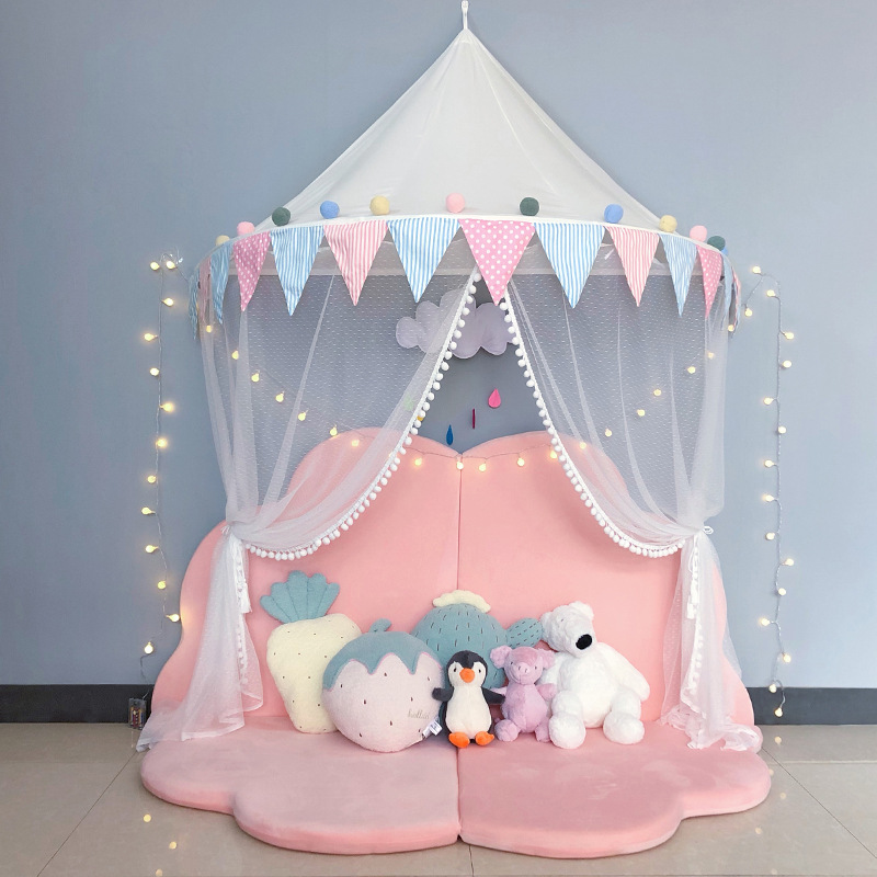 Casa dossel menina cama para n - Baby Nursery Decor Ideas avaliação e preço
