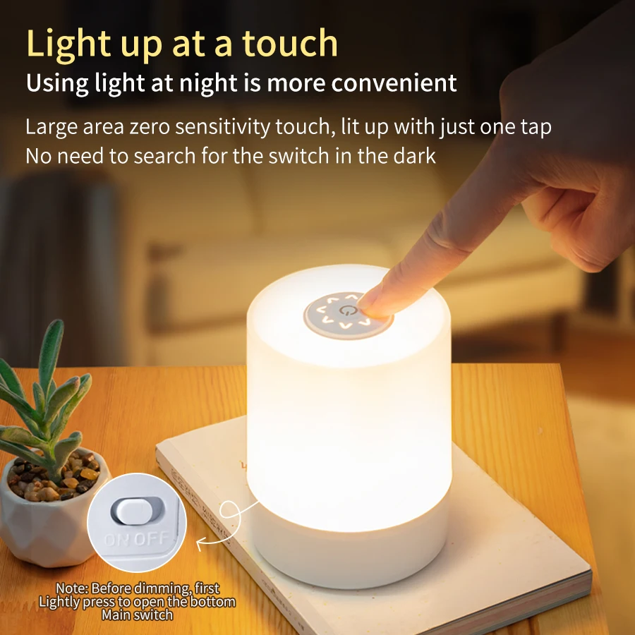 Cabeceira led toque luzes da n - Baby Nursery Lamp avaliação e preço