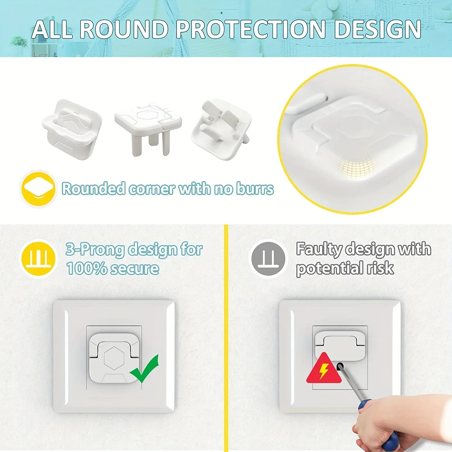 1/3/5/10/20 unidades de protet - Outlet Cover Childproof avaliação e preço