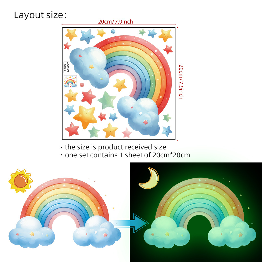 Adesivos de parede luminosos d - Baby Nursery Diy avaliação e preço