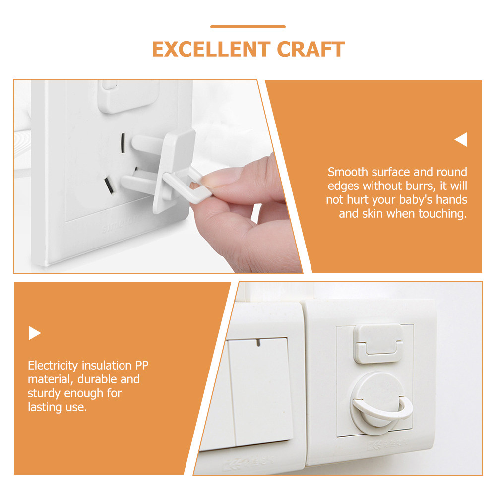 Protetores de tomadas de segur - Outlet Cover Childproof avaliação e preço