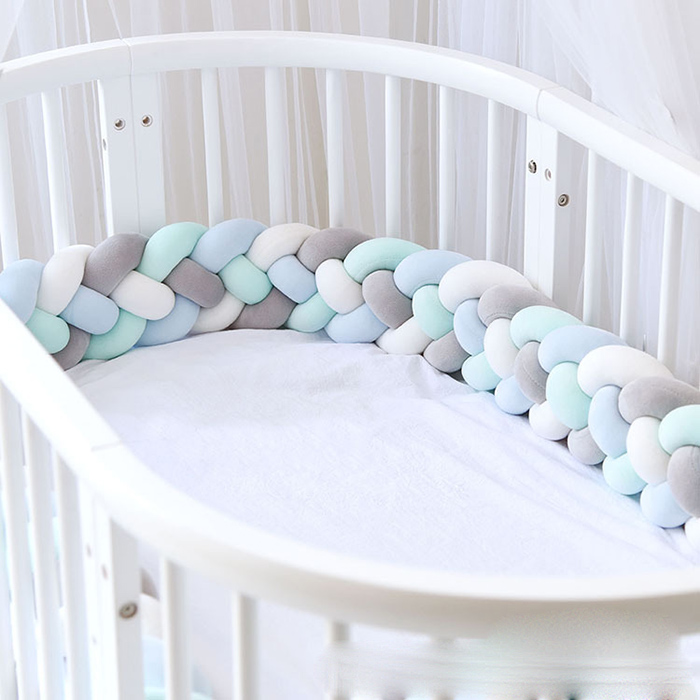 Bebê pára-choques cama trança  - Baby Nursery Glider avaliação e preço