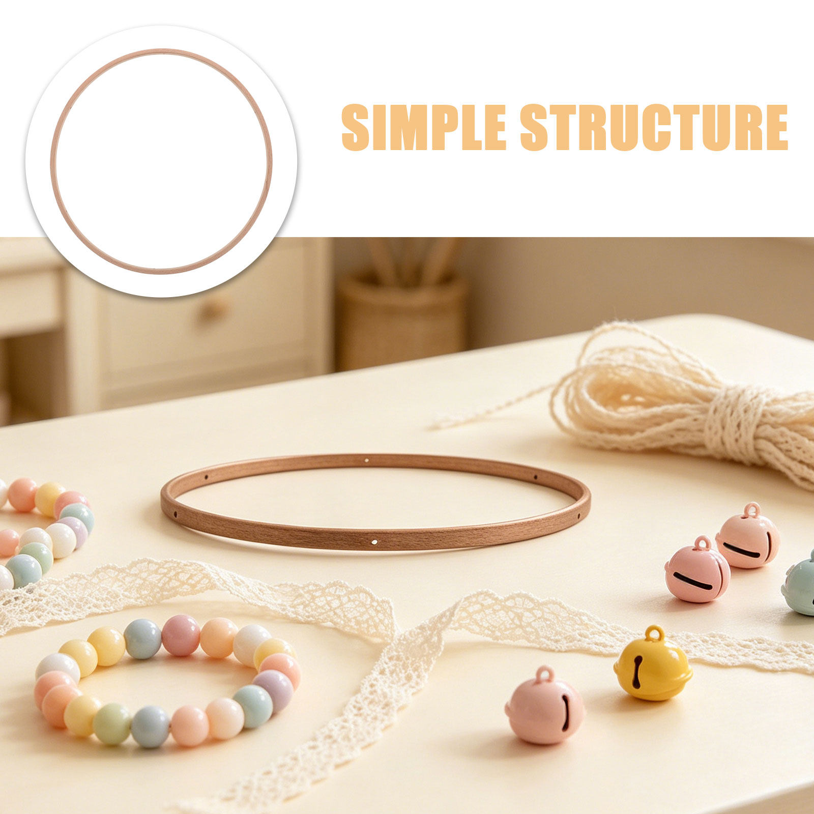 Suporte de Bambu para Móbile d - Baby Nursery Diy avaliação e preço