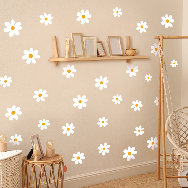 Boho Daisy Flores Adesivos De  - Baby Nursery Diy avaliação e preço