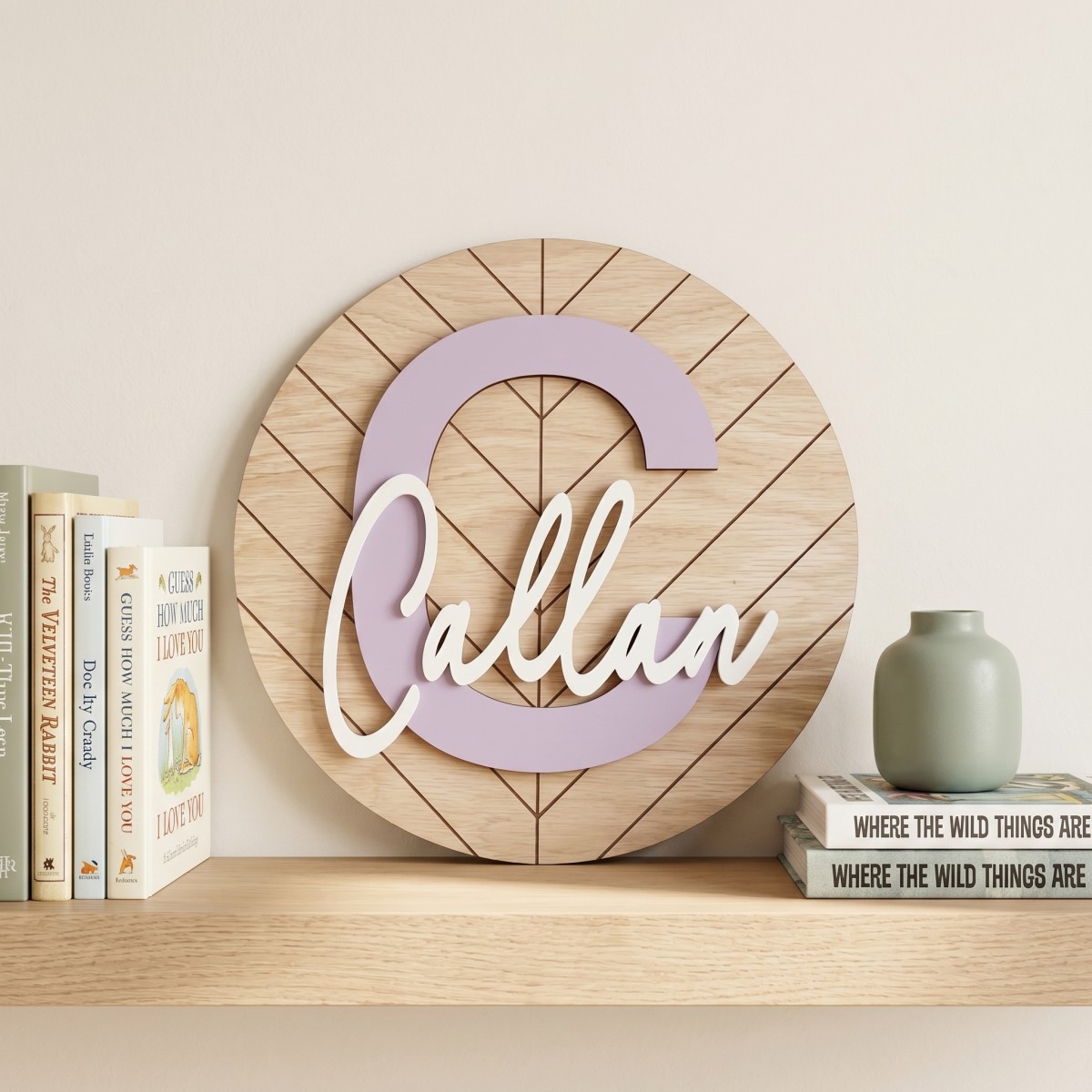 Placa de Nome Geométrica Redon - Baby Nursery Diy avaliação e preço