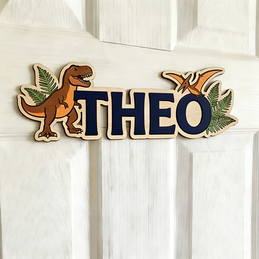 Placa de Nome Personalizada de - Baby Nursery In avaliação e preço