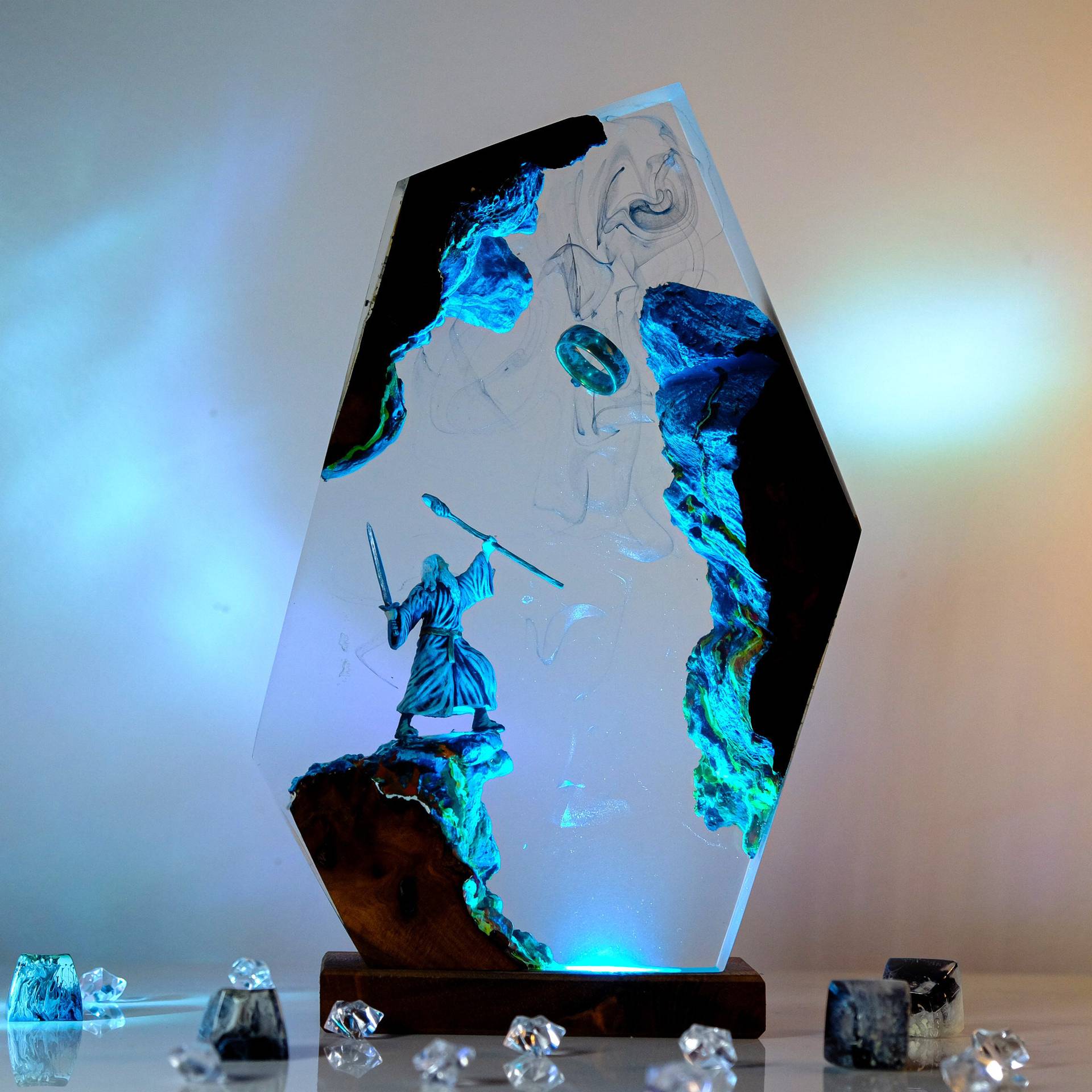 Luminária de Resina com Figura - Baby Nursery Lamp avaliação e preço