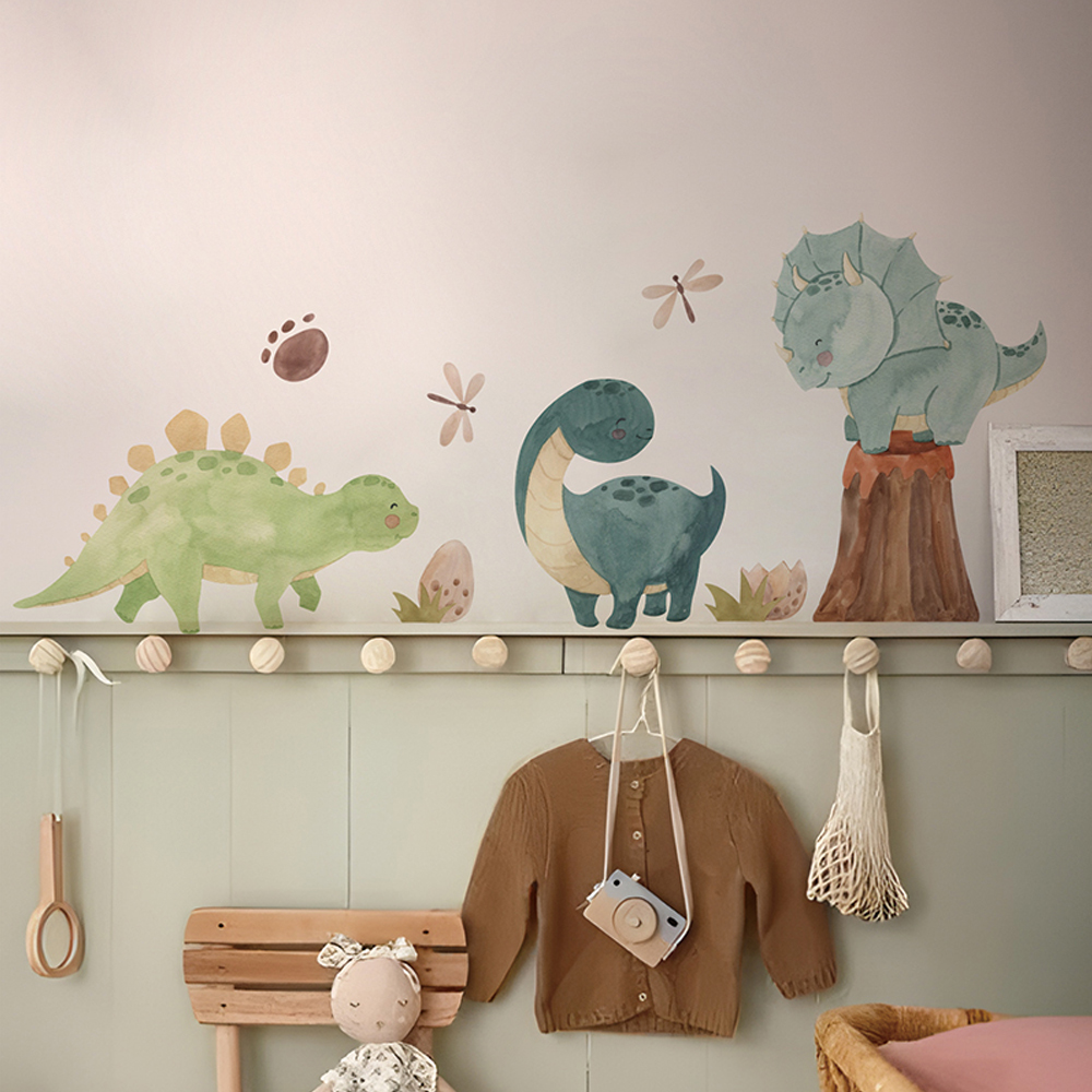 Dinosaur Wall Decalques, Dino  - Baby Nursery Decor Ideas avaliação e preço