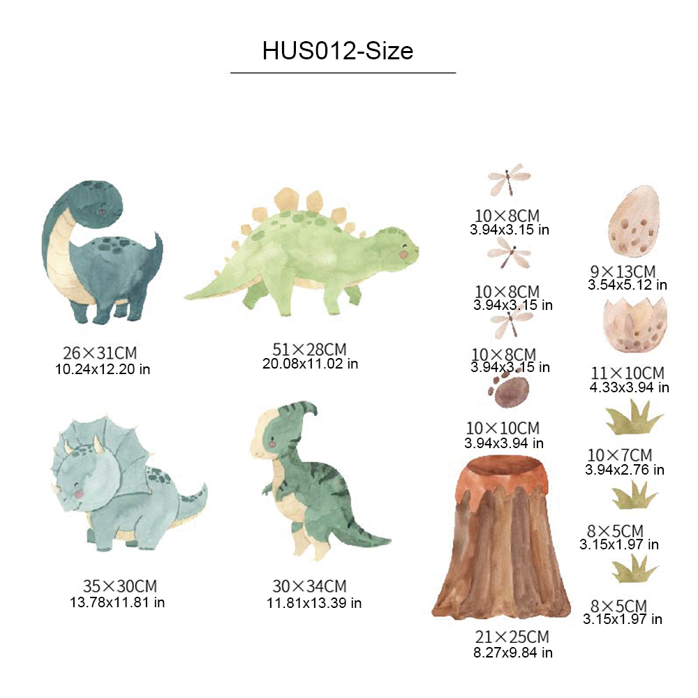 Dinosaur Wall Decalques, Dino  - Baby Nursery Decor Ideas avaliação e preço