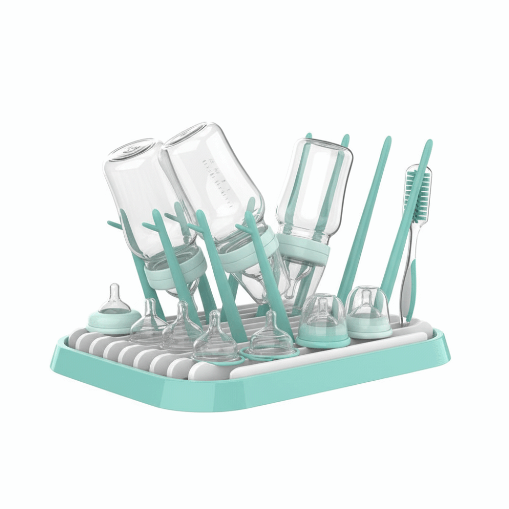 Rack de secagem de garrafa de  - Baby Nursery Storage avaliação e preço