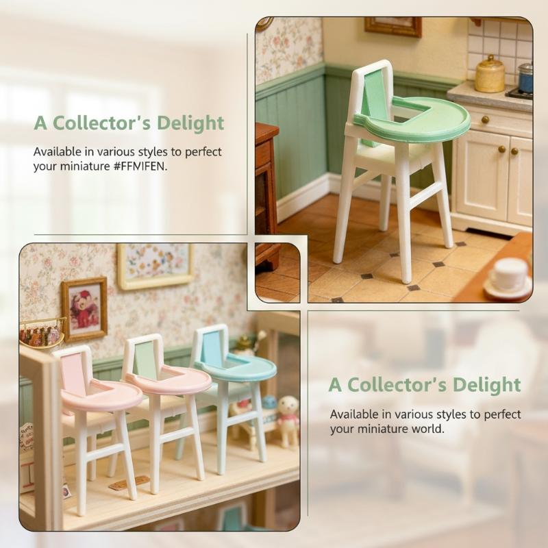 Cadeira Alta de Bebê em Miniat - Baby Nursery Decor Ideas avaliação e preço