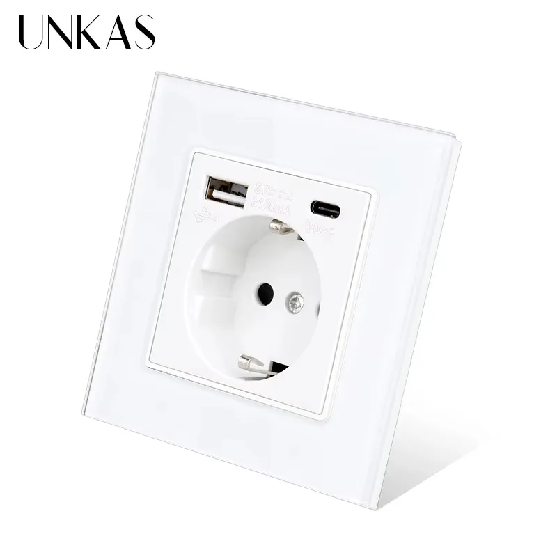 Unkas tipo-c usb painel de vid - Outlet Cover Childproof avaliação e preço
