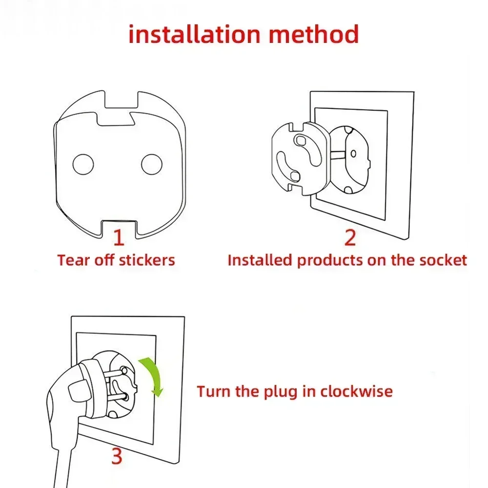 1/10 pçs segurança do bebê cri - Outlet Cover Childproof avaliação e preço