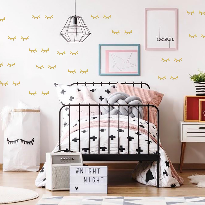 Adesivos de parede de cílios p - Baby Nursery Decor Ideas avaliação e preço