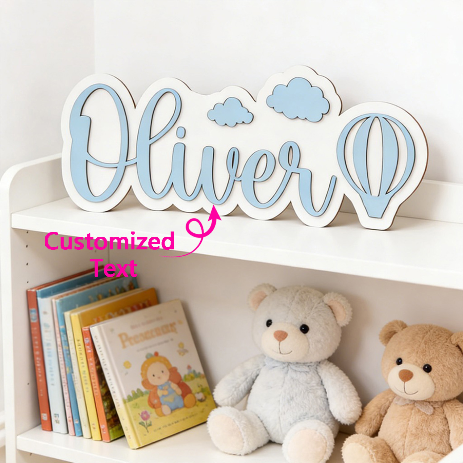 Placa de Quarto Personalizada  - Baby Nursery In avaliação e preço