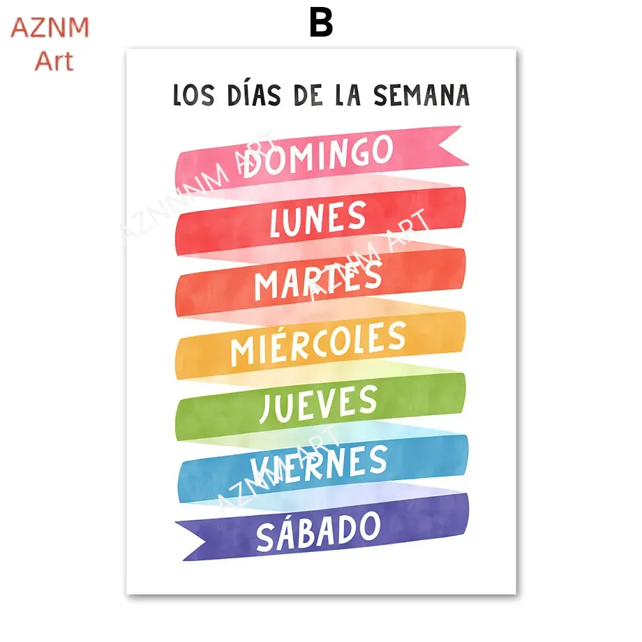 1pc educacional alfabeto espan - Baby Nursery In Spanish avaliação e preço